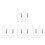 100Pcs Plastic Glass Fixing Clips with Screws for 4Mm Panels 6
