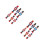 12Pcs Painted Wooden Nutcracker Puppet Hanging Xmas Ornaments 8