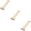 3Pcs Beige Bamboo Bird Whistle Music Playthings Material 9