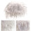 2Pcs Halloween White Synthetic Wig Punk Rocker Mullet Cosplay 10