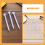 400Pcs White Sniffing Strips Absorbent Fragrance Paper 9