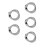 5Pcs PVC Steam Iron Hose Replacement for Garment Steamer 6
