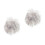 2Pcs Halloween White Synthetic Wig Punk Rocker Mullet Cosplay 8