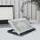 3Pcs Laptop Cooler Computer Silver Thin Design with Adjustable Wind 4