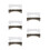 10Pcs Ps Durable Barber Clipper Guard Storage Box Multi Hair Tool Case 7