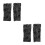 2Paires Arm Warmers Polyester Design Punk Gothique 7