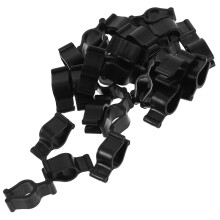 150Pcs Black Plastic Buckle Clips for Lotion & Shampoo Pumps Home Use