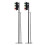 8Pcs Black Mini Traffic Signal Light Model for Train Layout DIY Decor 2