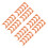 80Pcs Durable Chocolate Mini Bricks for Sandbox Model and Craft Decor 5