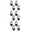12Sets Black Neoprene Wine Glass Insulators with Sturdy Nylon Lanyards 5