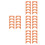 80Pcs Durable Chocolate Mini Bricks for Sandbox Model and Craft Decor 6