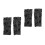2Paires Arm Warmers Polyester Design Punk Gothique 5