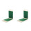 2Pcs Guitar Maintenance Kit Multi Color Felt Plastic String Cleaner 5