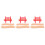 3Sets Wooden Toy Train Bridge Accessories Kit Flexible Track Switch 6