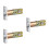 3Pcs Durable Zinc Alloy Adjustable Door Latch for Front Door Security 8