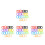 100Pcs Elastic Silicone Key Covers for Car Use Colorful Key Caps 7
