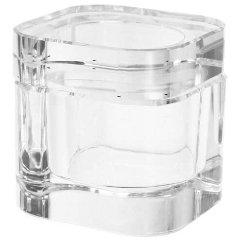 5Pcs Durable Glass Nail Art Dish Transparent Replaceable Manicure Cups