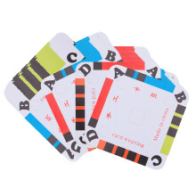 180Pcs Multi Color Replaceable Paperboard Weaving Cards for DIY Use