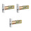 3Pcs Durable Zinc Alloy Adjustable Door Latch for Front Door Security 9