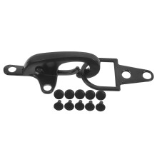 4Sets Metal Clip Buckles for Sweaters Coat Belts Black Durable Buckle