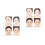 8Pcs Portable Kids Face Paint Practice Board Washable Creative Tool 4
