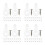 100Pcs Plastic Glass Fixing Clips with Screws for 4Mm Panels 8