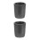 2Pièces Graphite Multi-Usage Pour Fonte Métaux Noire 4