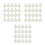 300Pcs White Ps Cake Boards Cake Base Trays for Baking Use 6