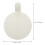 300Pcs White Ps Cake Boards Cake Base Trays for Baking Use 9