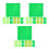 90Pcs Flexible Felt Sheets for Sewing DIY Crafts Green Fabric Squares 3