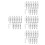84Pcs Metal Electrical Box Screws Switch Repair Tools 6