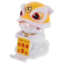 2Pcs Solar Powered Lucky Cat Dashboard Bobblehead Car Decoration
