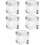 5Pcs Durable Glass Nail Art Dish Transparent Replaceable Manicure Cups 7