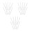 60Pcs White Refillable Paint Pens Fine Tip Plastic for School and Art 4