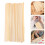 100Pcs Beige Bamboo Strips for Weaving Durable Craft Material DIY Fans 11