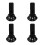 4Pcs Multifunctional Black Speaker Wall Mounts with Cable Management 5