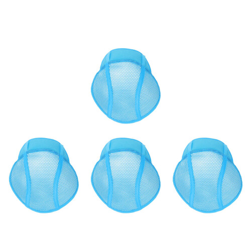 4Pcs Universal Blue Bump Cap Insert Durable Mesh Hard Hat Liner 2
