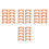 80Pcs Durable Chocolate Mini Bricks for Sandbox Model and Craft Decor 8