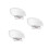 3Pcs Lightweight White Digital Scale for Small Pets with Clear Numbers 9