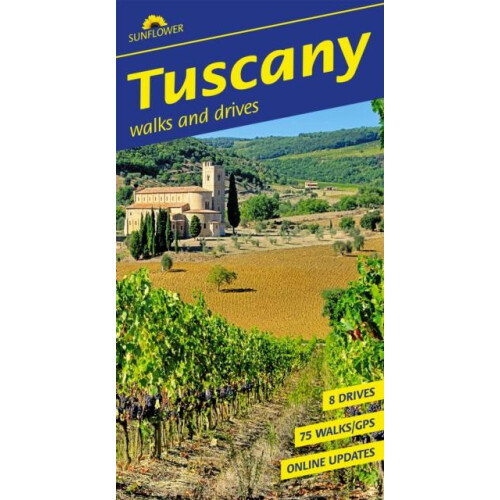 Tuscany Sunflower Walking Guide Paperback Book