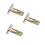 3Pcs Durable Zinc Alloy Adjustable Door Latch for Front Door Security 5