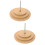 2Pcs Round Wooden Cat Platform Beige Sturdy DIY Scratch Post Board 7