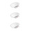 3Pcs Lightweight White Digital Scale for Small Pets with Clear Numbers 5