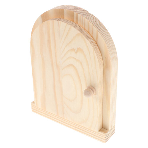 5Pcs Wood Light Switch Covers Khaki Decorative Wall Plate for Home 1