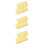 6Pcs Yellow Pva Sponge Replacement Pads High Absorption Water Blocker 9