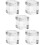 5Pcs Durable Glass Nail Art Dish Transparent Replaceable Manicure Cups 8