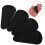 12Pcs PU Scissor Tip Covers Black Protective Portable Sleeves 10