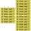 PVC Yellow Ground Line Notice Marker Game Accessory 9