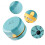 2Pcs ABS Handheld Dust Cleaner Portable Table Vacuum Green 7