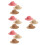 12Pcs Handwoven Mini Top Hat Accessories Assorted Colors for Doll DIY 9